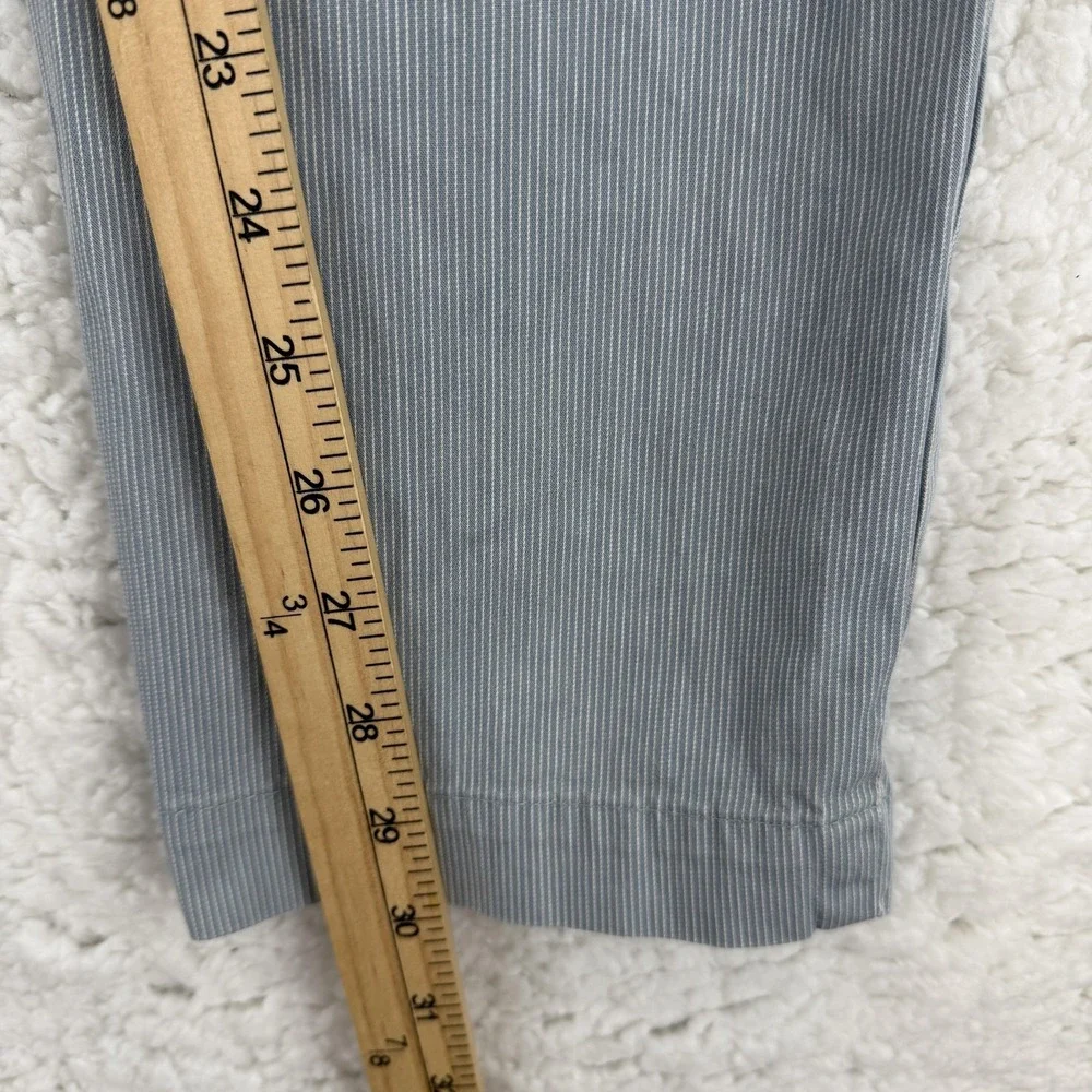Banana Republic Aiden Chino‎ Pants Mens 30x32 Blue Slim Fit Striped (30x30)